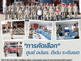 13.12.66 คัดเลือก ศูนย์ อปพร. ดีเด่น ระดับเขต ประจำปี พ.ศ. 2567 