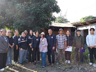 26.12.68 ลงพื้นที่เยี่ยมบ้าน เเละตรวจสอบข้อเท็จจริงในการปรับสภาพเเวดล้อมที่อยู่อาศัย หมู่ที่ 5 เเละหมู่ที่ 6 ตำบลเเม่กา