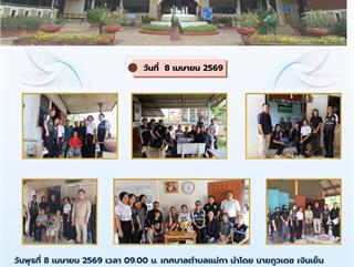 08.04.69 ลงพื้นที่เยี่ยมบ้านและตรวจสอบข้อเท็จจริงผู้ประสบปัญหาทางสังคม หมู่ที่ 5 หมู่ที่ 8 หมู่ที่ 9 และหมู่ที่ 11 ตำบลเเม่กา จำนวน 11 ราย