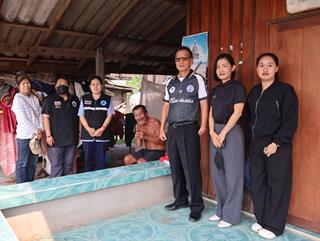 08.04.69 ลงพื้นที่เยี่ยมบ้านและตรวจสอบข้อเท็จจริงผู้ประสบปัญหาทางสังคม หมู่ที่ 5 หมู่ที่ 8 หมู่ที่ 9 และหมู่ที่ 11 ตำบลเเม่กา จำนวน 11 ราย